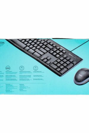 combo | teclado + mouse logitech alambrico mk200 usb