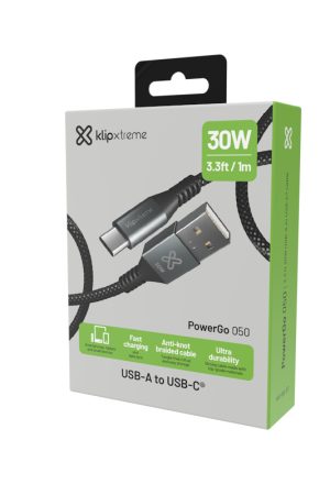 cable klipxtreme powergo 050 | usb a to usb c
